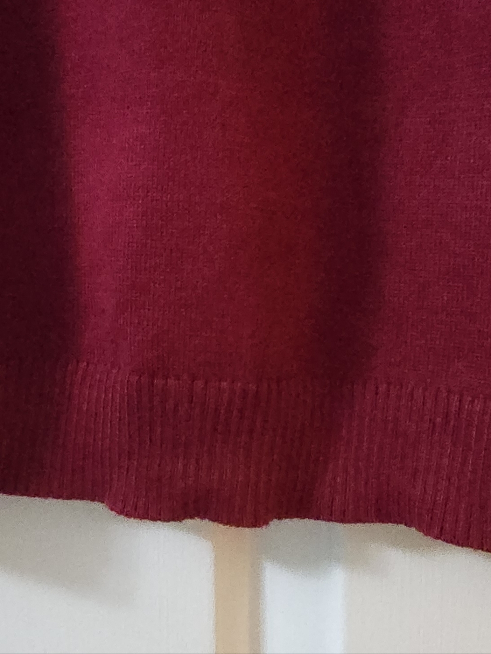 89th + Madison Red Sweater Top Sheer Sleeve Size L - Picture 4 of 5